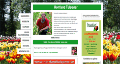 Desktop Screenshot of norrlandtulpaner.se